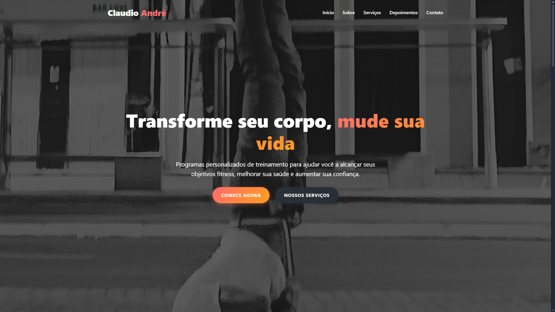 Landing Page para Personal Trainer